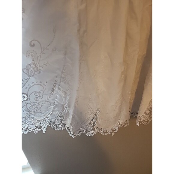 Roaman's Women's Plus Size Poplin Embroidered Swing Tunic 18W - Picture 7 of 9